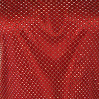 KvK Rhineshine Stone Net & Feather Strapless Dress, Red