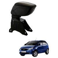 Kozdiko Car Armrest Console RMA21 Tata Indica Vista, Plastic, Black