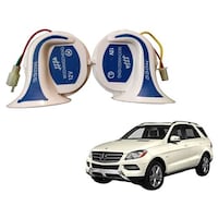 Picture of Kozdiko Mocc Car 18 in 1 Digital Tone Magic Horn for Mercedes Benz GLC-Class, 2Sets, White