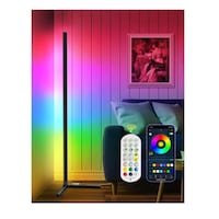 Vmax LED Floor Light with Remote, Multicolour