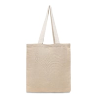 BYFT Unlaminated Juco Tote Bags, 1 Pc, Natural