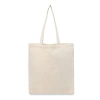 BYFT Canvas Tote Bags, 4 Oz, Set of 2 Pcs, Natural