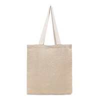 Picture of BYFT Unlaminated Juco Tote Bags, Set of 24 Pcs, Natural