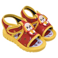 Airpark Whistle Sandal for Kids, 6M to 2 Yrs, Yellow