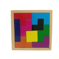 Picture of Ijarp Wooden Building Blocks Brain Games, 9pcs