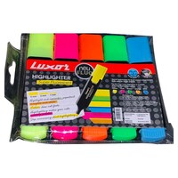 Luxor Highlighter, Multicolour, Pack of 5