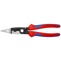 Knipex Pliers for Electrical Installation, Red & Blue