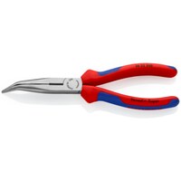 Knipex Snipe Nose Side Cutting Pliers, Red & Blue