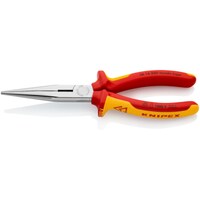 Knipex Snipe Nose Side Cutting Pliers, Red & Yellow