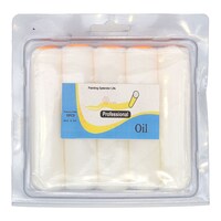 Everestware Oil Roller Sleeves Oil, 4 Inch, White - Box of 10 Pcs