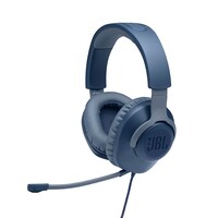 JBL Quantum 100 Wired Over Ear Gaming Headphones - Blue