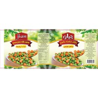 Jian Green Peas With Carrot, 400g, Carton of 24