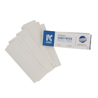 Koko Pedicure File Refill, 180 Grit, White, Carton of 100Packs