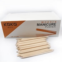 Koko Wooden Manicure Pusher, Carton of 100Packs