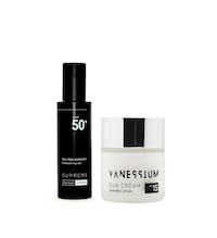 Vanessium Sun Cream SPF15 & Supreme SP50+ Spray - Pack Of 2 Pcs