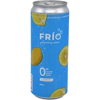 Frío Sparkling Water, Lemon, 330ml, Pack Of 24