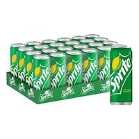 Sprite Regular Carbonated Soft Drink Can, 330ml - Carton Of 24 Pcs