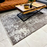 Picture of Myhome Moretti Side Double-Sided Woven Rug, 10407-D, Grey & Cream