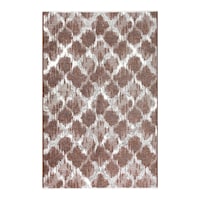 Picture of Myhome Moretti Side Double-Sided Woven Rug, 10492-H, Brown & Grey