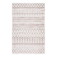 Picture of Myhome Moretti Turin Double-Sided Woven Rug, 11354-B, Brown & White