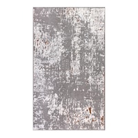 Myhome Moretti Side Double-Sided Woven Rug, 10407-H, Brown & Grey