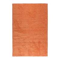 Picture of Myhome Moretti Plain Living Room Woven Rug, 11500-N, Orange