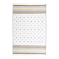 Picture of Myhome Moretti Nordi Living Room Woven Rug, 11547-F, Grey & Yellow