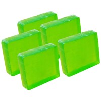GlowMe Homemade Cucumber Soap, Pack of 5