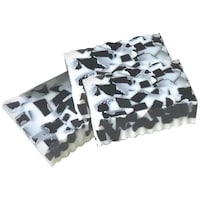 GlowMe Homemade Goat Milk and Charcoal Soap, Pack of 3