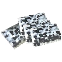 GlowMe Homemade Goat Milk and Charcoal Soap, Pack of 4