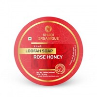 Picture of Khadi Organique Rose & Honey Loofah Soap, 125g