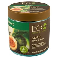 Organic Emerald Soap for Body and Hair Freshness, 450ml