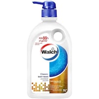 Walch Antibacterial Body Wash, Classic Fragrance, 1L
