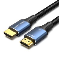 Picture of Vention Cotton Braided HDMI-a Male To Male Aluminum Alloy 8k Cable, 5m, Blue, ALGLJ