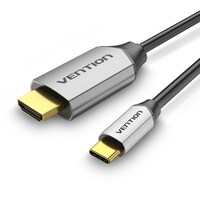 Picture of Vention Type C To HDMI Metal Cable, 1m, Black, CGSBF
