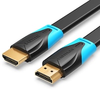 Picture of Vention Flat HDMI Cable, 1m, Black, VAA-B02-L100