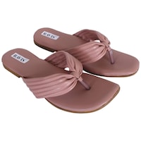 Ravis Women's Solid Flat Sandals, AAE0944895