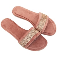 Ravis Women's Glittery Flat Sandals, AAE0944906