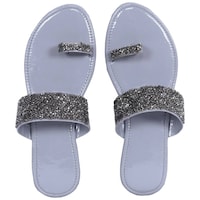 Ravis Women's Glittery Flat Sandals, AAE0944908