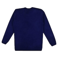 Knitco Boy's Speed Printed Sweater, KNTC0939450, Navy Blue