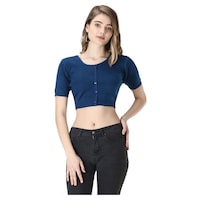 Picture of Knitco Women's Knitted Crop Sweater, KNTC0939197