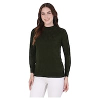 Picture of Knitco Women's Knitted Pullover, KNTC0939254, Olive Green