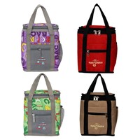 Picture of Right Choice Unisex Lunch Bag Combo, RCS018, 26x20x13 cm, Multicolour, Pack of 4