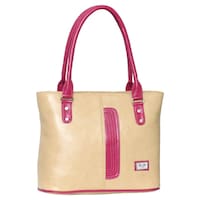 Picture of Right Choice Women's Shoulder Bag, RCS146, 32x10x25 cm, Beige & Pink