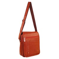 Taschen Men's Cross Body Bag, RCS240, 31x8x24 cm, Brown