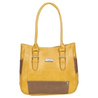 Picture of Right Choice Women's Shoulder Bag, RCS151, 32x10x25 cm, Yellow & Brown