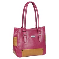 Picture of Right Choice Women's Shoulder Bag, RCS152, 32x10x25 cm, Pink & Brown
