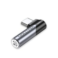 Picture of Vention USB-C to 3.5mm Audio Adapter, Grey & Black, BGWH0
