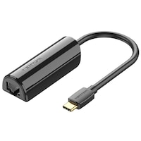 Picture of Vention USB-C to Gigabit Ethernet Adapter, 0.15M, Black, CFBBB