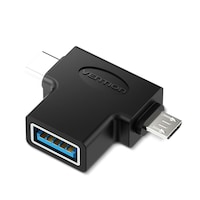 Picture of Vention OTG Adapter for Android, Black, CDIB0